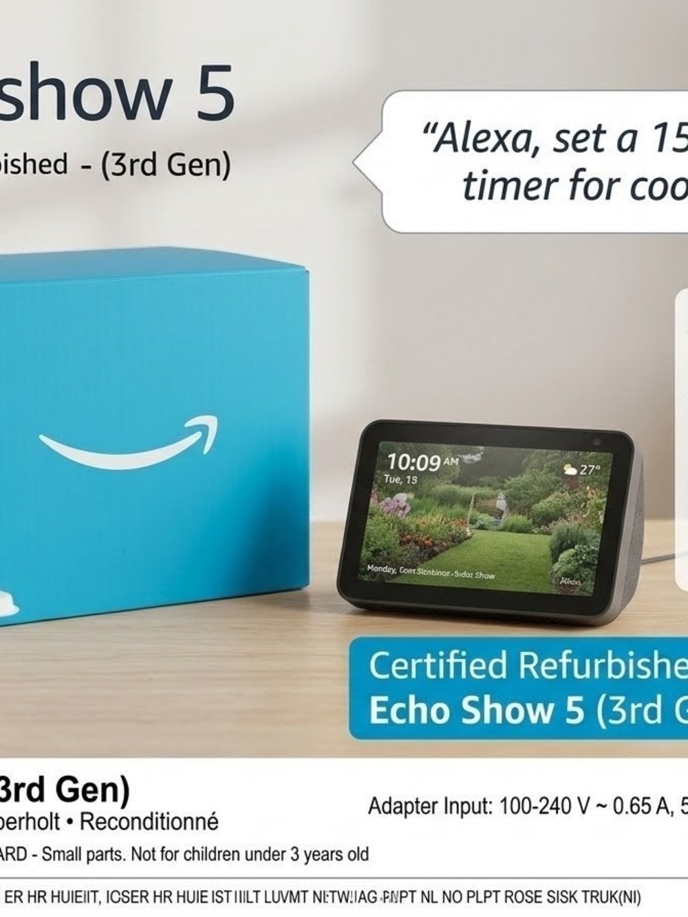 Amazon Echo Show 5 (3rd Gen) Smart 5.5" Display with Alexa New & Factory Sealed